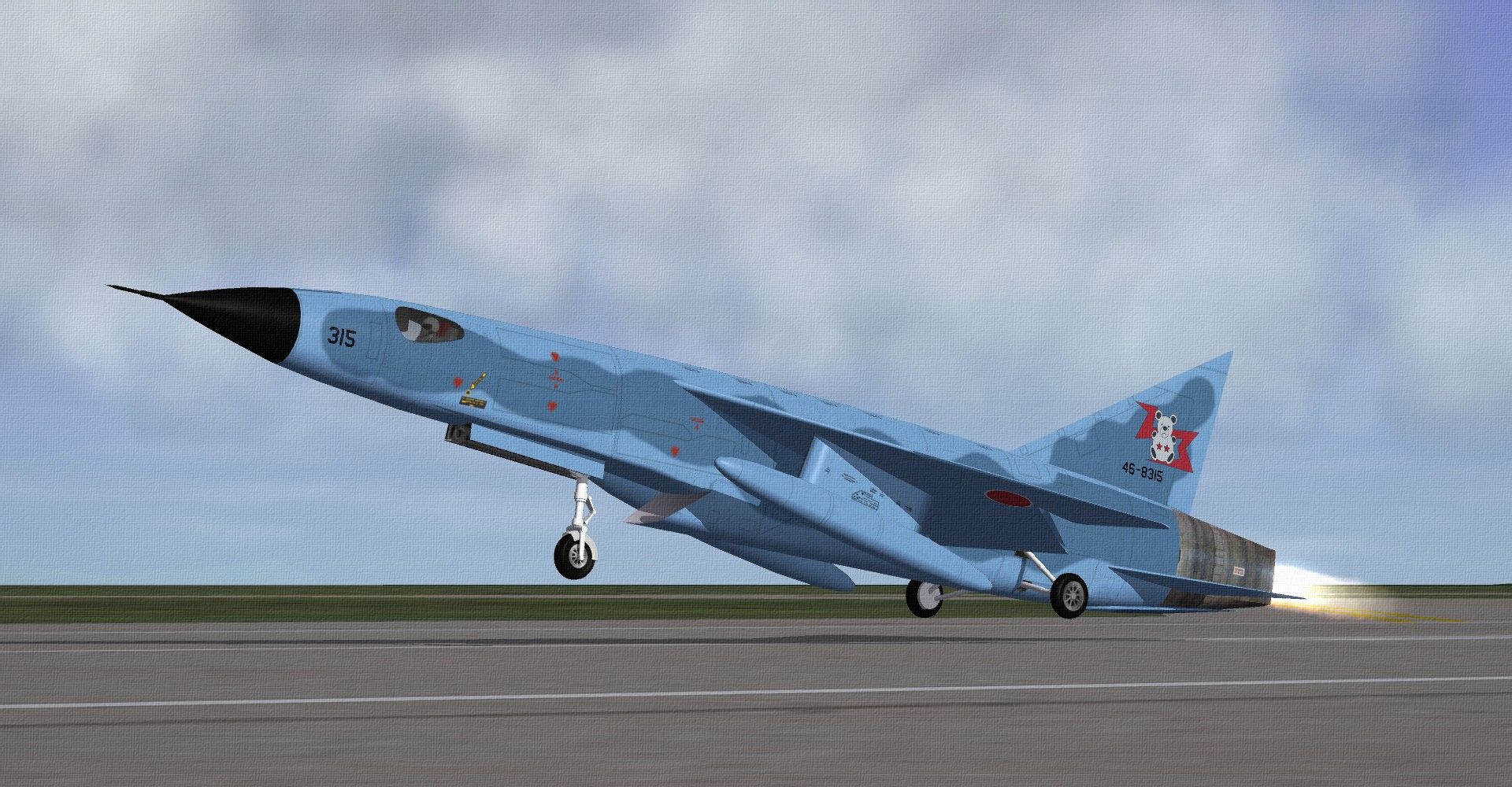 Republic F-103J Thunderwarrior - 203rd Hikotai, JASDF - Thirdwire ...